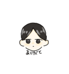 ☁センター分けの子☁（個別スタンプ：9）