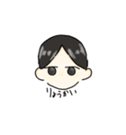 ☁センター分けの子☁（個別スタンプ：10）
