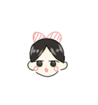 ☁センター分けの子☁（個別スタンプ：16）