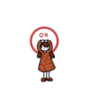 使いやすいシンプルちゃん。（個別スタンプ：1）