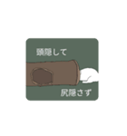 のんびりミニうさぎ（個別スタンプ：1）