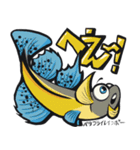 熱帯魚のカートゥーン調スタンプ（個別スタンプ：24）