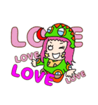 Fashion-girl Iki-chan 2years old（個別スタンプ：2）