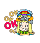 Fashion-girl Iki-chan 2years old（個別スタンプ：3）