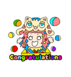 Fashion-girl Iki-chan 2years old（個別スタンプ：10）
