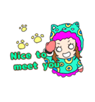 Fashion-girl Iki-chan 2years old（個別スタンプ：17）