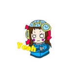 Fashion-girl Iki-chan 2years old（個別スタンプ：20）