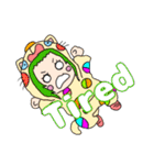 Fashion-girl Iki-chan 2years old（個別スタンプ：22）