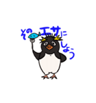 基本こっち見てるペンギン（個別スタンプ：3）