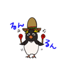 基本こっち見てるペンギン（個別スタンプ：15）