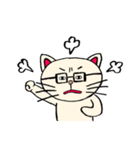 めがねにゃん2（個別スタンプ：24）
