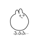 ねこうさぎくまは、挨拶と返事をします。（個別スタンプ：19）