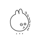 ねこうさぎくまは、挨拶と返事をします。（個別スタンプ：34）
