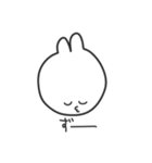 ねこうさぎくまは、挨拶と返事をします。（個別スタンプ：36）