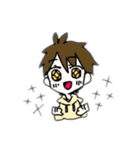 押し付けるスタンプ（個別スタンプ：7）
