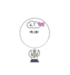白いペット（個別スタンプ：9）
