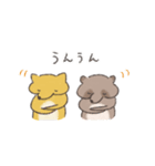 たぬきつねくん（個別スタンプ：12）