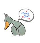 ハシビロコウのピロリン♪(shoebill)（個別スタンプ：5）