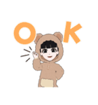 女の子パジャマ（個別スタンプ：1）