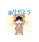 女の子パジャマ（個別スタンプ：2）