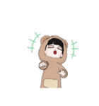 女の子パジャマ（個別スタンプ：8）