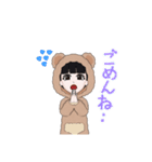 女の子パジャマ（個別スタンプ：12）