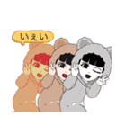 女の子パジャマ（個別スタンプ：18）