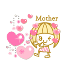 Mother（母）の❤挨拶＆日常 スタンプ（個別スタンプ：2）
