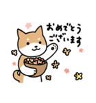 柴犬とポメ(敬語)（個別スタンプ：6）