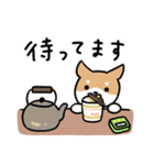 柴犬とポメ(敬語)（個別スタンプ：17）