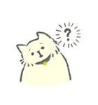 クリーム色のよい子 (ねこ)（個別スタンプ：12）
