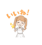 量産型の女の子 アバター（個別スタンプ：8）