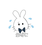 うさぎのうー①（個別スタンプ：1）