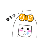 白髪の和人形「花白ちゃん」（個別スタンプ：24）