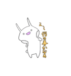ひしうさ はぐらかし編（個別スタンプ：3）