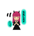 小悪魔女の子スタンプ（個別スタンプ：11）