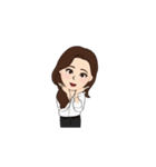 仕事中のわたし。（個別スタンプ：3）