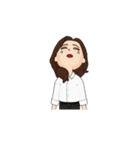 仕事中のわたし。（個別スタンプ：7）