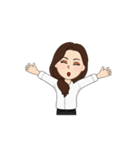 仕事中のわたし。（個別スタンプ：10）