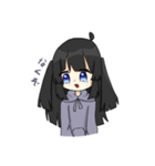黒髪ちゃんの日常（個別スタンプ：13）