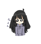 黒髪ちゃんの日常（個別スタンプ：14）