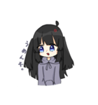 黒髪ちゃんの日常（個別スタンプ：24）