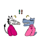 ワルなどうぶつたち（個別スタンプ：14）