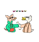 ワルなどうぶつたち（個別スタンプ：16）