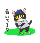 ゴルフ猫（個別スタンプ：9）