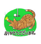 ゴルフ猫（個別スタンプ：15）