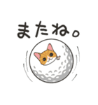 ゴルフ猫（個別スタンプ：27）
