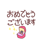 すぐ返事。おしゃれ道具でご挨拶（個別スタンプ：15）