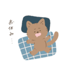 ちょっとお疲れ猫さん（個別スタンプ：8）