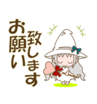 白魔女さん(挨拶)-toYvu-（個別スタンプ：17）